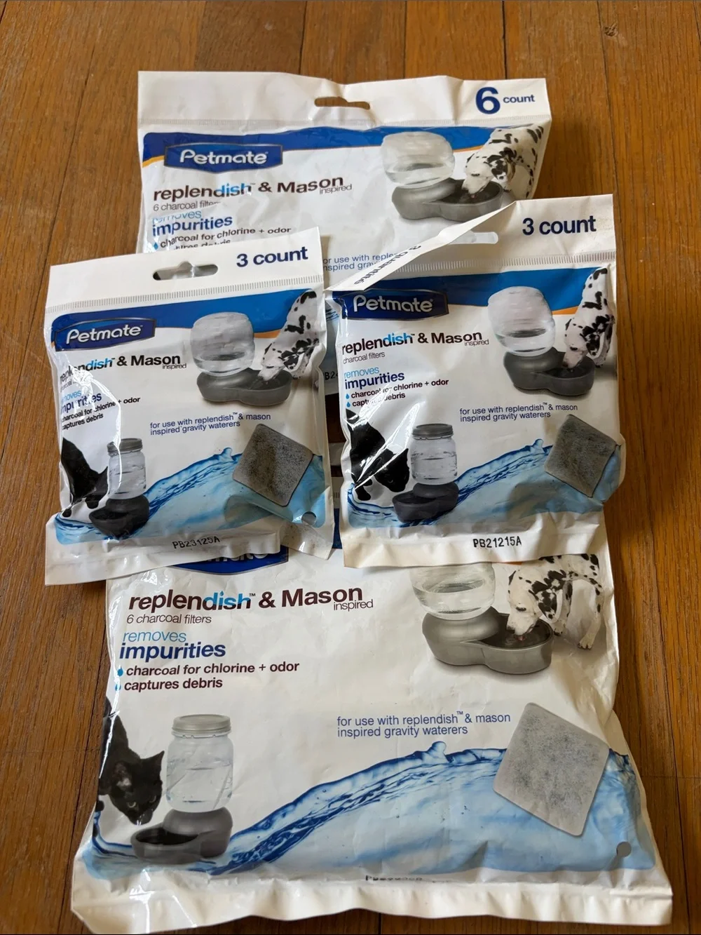 18- Petmate Replenish & Mason Charcoal Water Filters